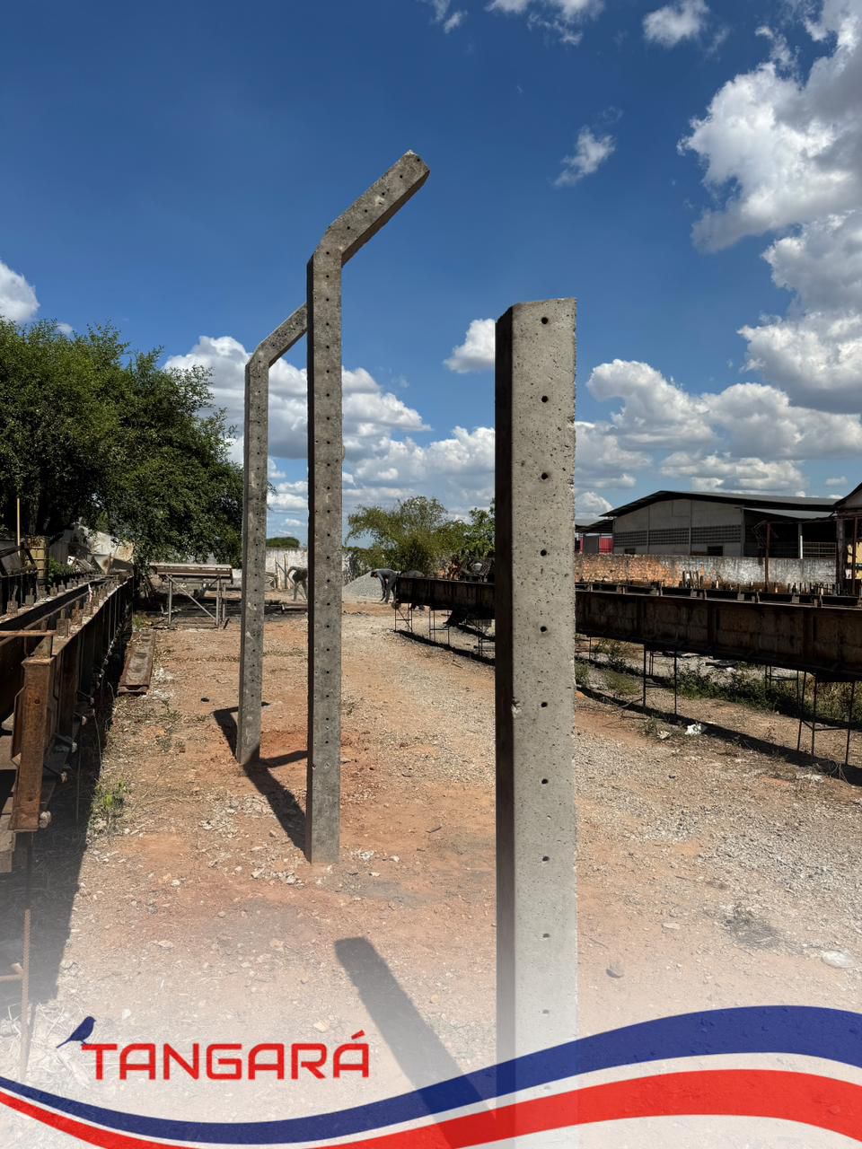Pilares pré-moldados Tangará